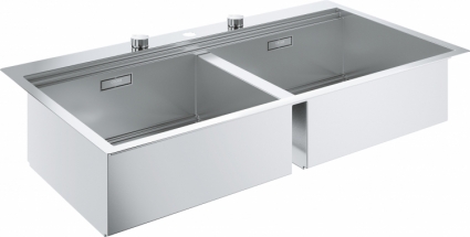 Мойка кухонная Grohe K800 31585SD0 матовая, прямоугольная, 102.4x56 см