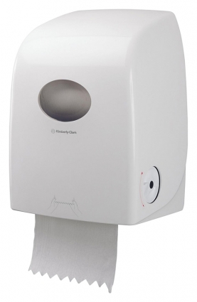 Диспенсер бумажных полотенец Kimberly-Clark Aquarius 6989 рулонный механический, округлый, 32.6x24x43 см