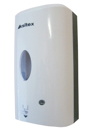 Диспенсер для антисептика Ksitex ADD-7960W сенсорный, округлый, 13.2x12.5x26 см