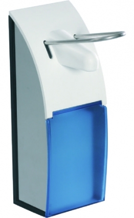 Диспенсер для мыла Nofer Maxclean 03013.АВS механический, прямоугольный, 9.5x18.5x26 см