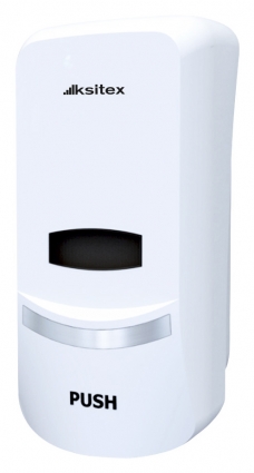 Диспенсер для мыла Ksitex Elite SD-1368A механический, округлый, 10.4x10x20.5 см