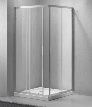 Душевой уголок BelBagno Sela A 2 90 C Cr квадратный, двери раздвижные