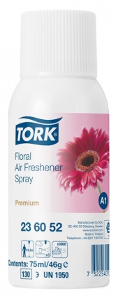 Освежитель воздуха Tork Premium 236052 A1 цветочный (Блок: 12 баллонов)