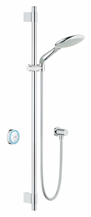 Душевой гарнитур Grohe Rainshower Solo F-digital 36298000 хром, штанга 90 см