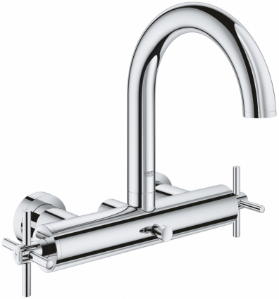 Смеситель Grohe Atrio New 25010003 для ванны с душем, двухвентильный, хром