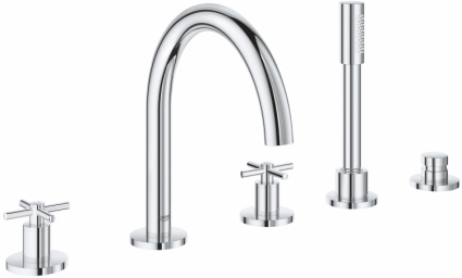 Смеситель Grohe Atrio New 19923003 на борт ванны двухвентильный, хром