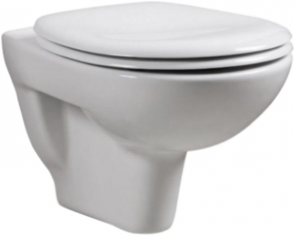 Унитаз подвесной VitrA Tres 5283B003-6133 белый, овальный, 33.5x54 см