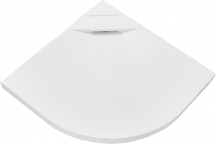 Поддон для душа Wasserkraft Alme 15T01 90x90 см четверть круга, низкий