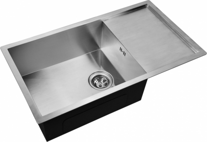 Мойка кухонная Zorg Inox X 7844 брашированная, прямоугольная, с крылом, 78x44 см