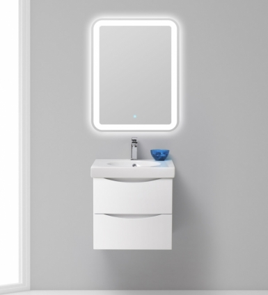 Мебель для ванной BelBagno Fly 50 bianco lucido подвесная, с ящиками