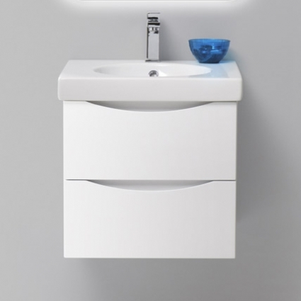 Тумба для комплекта BelBagno Fly 50 bianco lucido подвесная, с ящиками