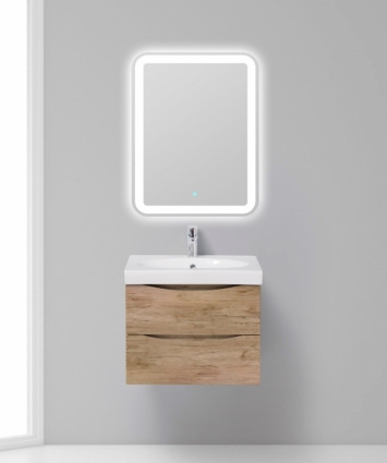 Мебель для ванной BelBagno Fly 60 rovere nature подвесная, с ящиками