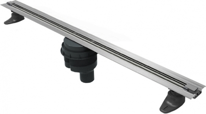 Душевой лоток Berges Wasserhaus Super Slim 090053 70 см хром, в пол около стены