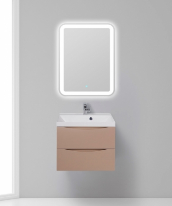 Мебель для ванной BelBagno Marino 60 capucino lucido подвесная, с ящиками