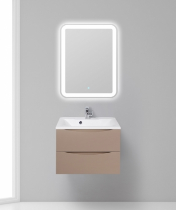 Мебель для ванной BelBagno Marino 65 capucino lucido подвесная, с ящиками