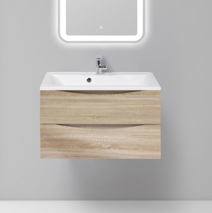 Тумба для комплекта BelBagno Marino 80 rovere bianco подвесная, с ящиками