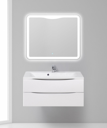 Мебель для ванной BelBagno Marino 100 bianco opaco подвесная, с ящиками