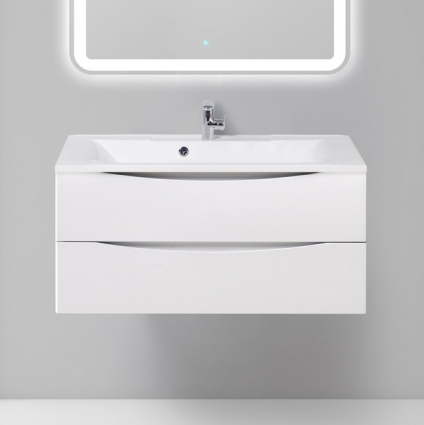 Тумба для комплекта BelBagno Marino 100 bianco opaco подвесная, с ящиками