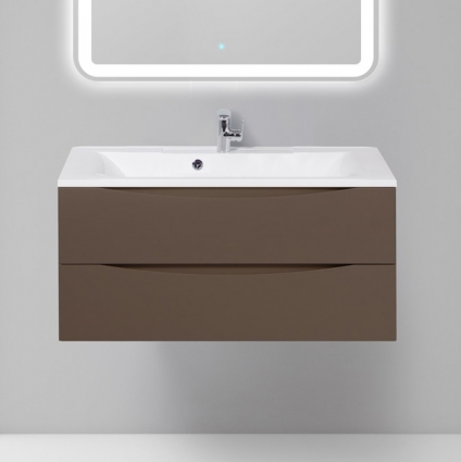 Тумба для комплекта BelBagno Marino 100 cioccolato opaco подвесная, с ящиками