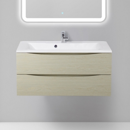 Тумба для комплекта BelBagno Marino 100 patinato turchese подвесная, с ящиками