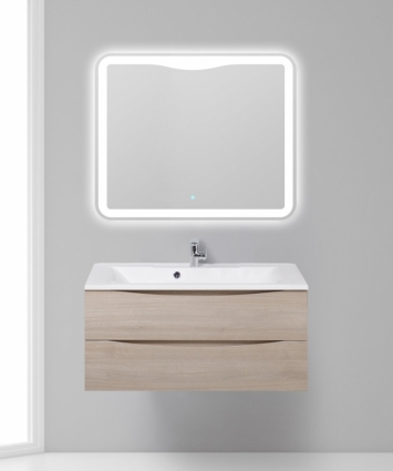 Мебель для ванной BelBagno Marino 100 rovere grigio подвесная, с ящиками