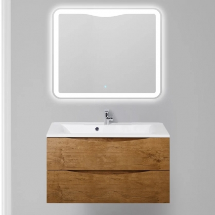Мебель для ванной BelBagno Marino 100 rovere nature подвесная, с ящиками