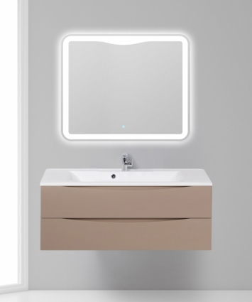 Мебель для ванной BelBagno Marino 120 capucino lucido подвесная, с ящиками