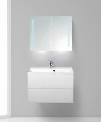 Мебель для ванной BelBagno Regina 80 bianco opaco подвесная, с ящиками