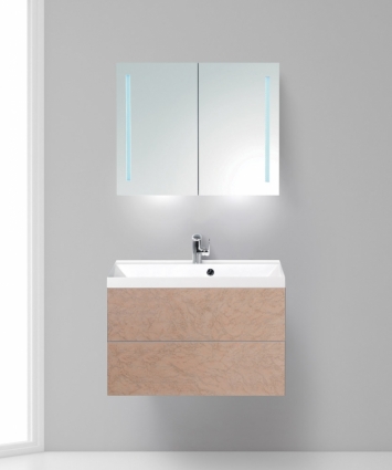 Мебель для ванной BelBagno Regina 80 marmo rosa подвесная, с ящиками