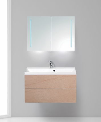 Мебель для ванной BelBagno Regina 90 rosso basalto подвесная, с ящиками