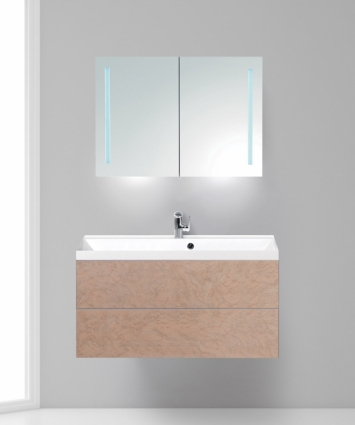 Мебель для ванной BelBagno Regina 100 marmo rosa подвесная, с ящиками