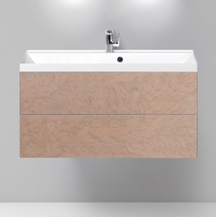 Тумба для комплекта BelBagno Regina 100 marmo rosa подвесная, с ящиками