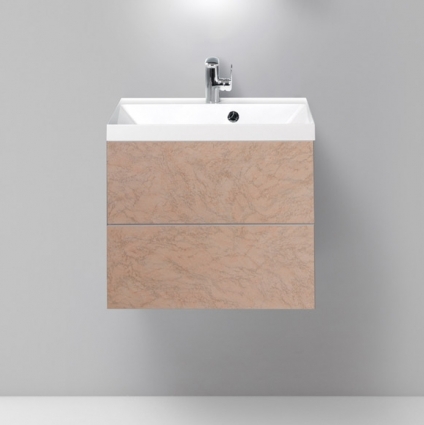 Тумба с раковиной BelBagno Regina 60 marmo rosa, подвесная, с ящиками