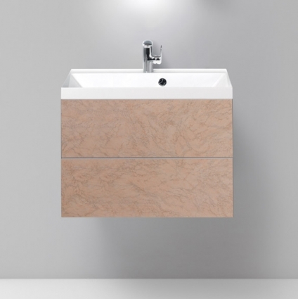 Тумба с раковиной BelBagno Regina 70 marmo rosa, подвесная, с ящиками