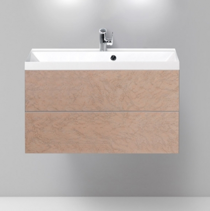 Тумба с раковиной BelBagno Regina 90 marmo rosa, подвесная, с ящиками