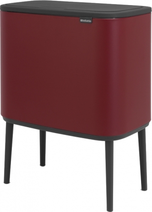 Мусорное ведро Brabantia Bo Touch Bin 316326 11 + 11 + 11 л цвет черный, напольное