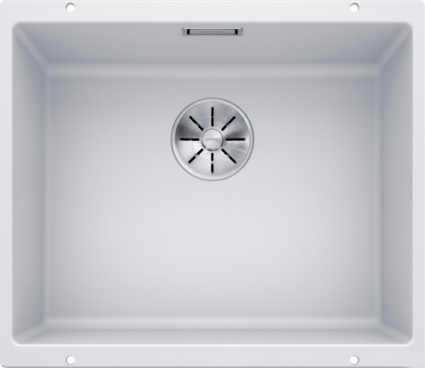 Мойка кухонная Blanco Subline 500 U белая прямоугольная, 53x46 см