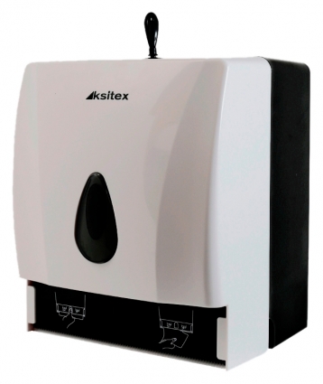 Диспенсер бумажных полотенец Ksitex TH-8218A механический, прямоугольный, 25x21.2x28.8 см