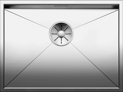 Мойка кухонная Blanco Zerox 550-U зеркальная, прямоугольная, 59x44 см