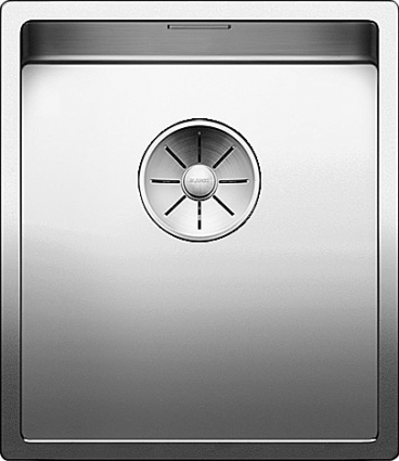 Мойка кухонная Blanco Claron 340-U зеркальная, прямоугольная, 38x44 см