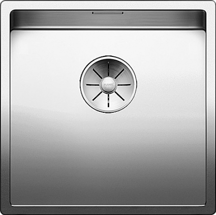 Мойка кухонная Blanco Claron 400-U зеркальная, квадратная, 44x44 см