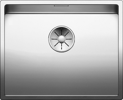 Мойка кухонная Blanco Claron 500-U зеркальная, прямоугольная, 54x44 см
