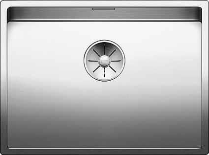 Мойка кухонная Blanco Claron 550-U зеркальная, прямоугольная, 59x44 см