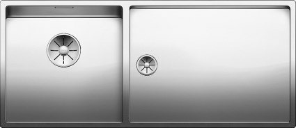 Мойка кухонная Blanco Claron 400/550-Т-U левая зеркальная, прямоугольная, 101.5x44 см