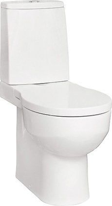 Унитаз-компакт Santek Аллегро 1WH301954 белый, овальный, 35x66 см