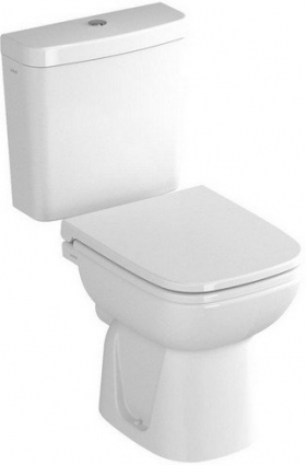 Унитаз напольный VitrA S20 5511B003-0075 белый, прямоугольный, 36x64 см