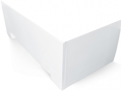 Экран Besco Modern 130x70 фронтально-торцевой