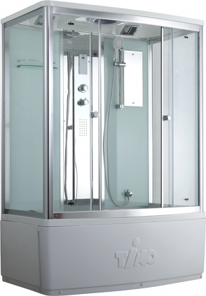 Душевой бокс Timo Comfort T-8840C прямоугольный, с гидромассажем, стекло прозрачное