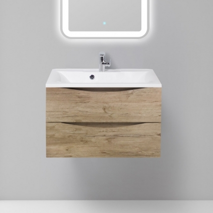 Тумба для комплекта BelBagno Marino 75 rovere nature подвесная, с ящиками