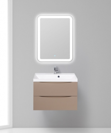 Мебель для ванной BelBagno Marino 70 capucino lucido подвесная, с ящиками